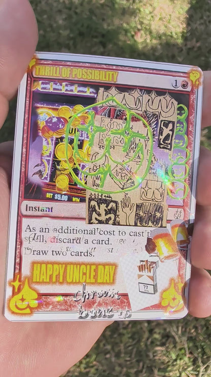 UNCLE DAY HOLOGRAPHIC TRADING CARD