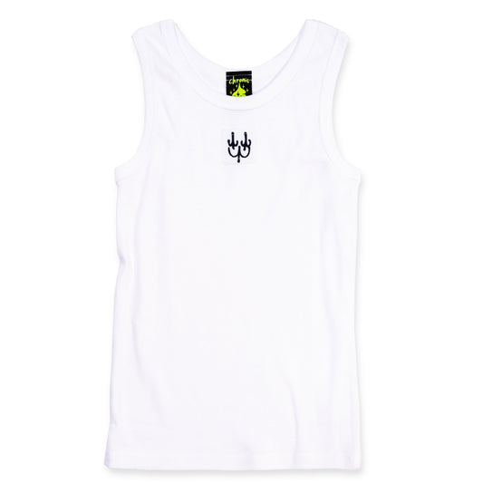 Pretty Fume Tank Top White